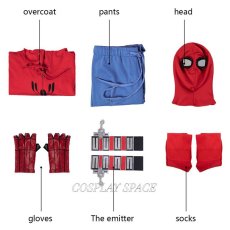 Photo11: Spider-Man: Homecoming peter parker Cosplay Costume (11)