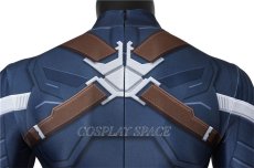 Photo9: Captain America: The Winter Soldier Captain America Steve Rogers Zentai Jumpsuit Cosplay Costume (9)