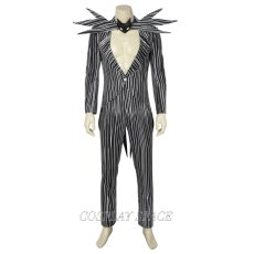 Photo1: The Nightmare Before Christmas  Jack Skellington Cosplay Costume (1)