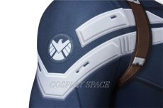 Photo7: Captain America: The Winter Soldier Captain America Steve Rogers Zentai Jumpsuit Cosplay Costume (7)