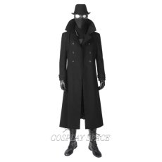 Photo1: Spider-Man Into the Spider-Verse Noir Cosplay Costume (1)