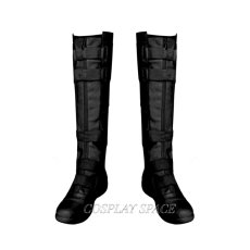 Photo3: Black Widow Natasha Romanoff White suit Cosplay Boots (3)