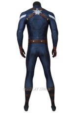 Photo4: Captain America: The Winter Soldier Captain America Steve Rogers Zentai Jumpsuit Cosplay Costume (4)