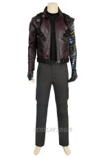 Photo4: The Falcon and the Winter Soldier  Winter Soldier  Bucky Barnes Cosplay Costume (4)