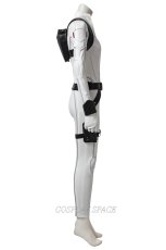 Photo4: Black Widow Natasha Romanoff  White suit Cosplay Costume (4)