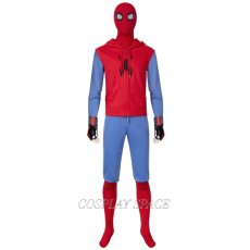 Photo1: Spider-Man: Homecoming peter parker Cosplay Costume (1)