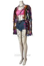 Photo3: Harley Quinn Birds of Prey Rainbow Cosplay Costumes (3)