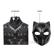 Photo11: Marvel's Captain America Civil War T'Challa Black Panther Cosplay Costume (11)