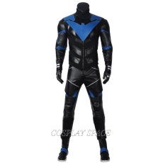 Photo1: Batman: Gotham Knights Nightwing Cosplay Costume (1)