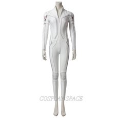 Photo2: Black Widow Natasha Romanoff  White suit Cosplay Costume (2)