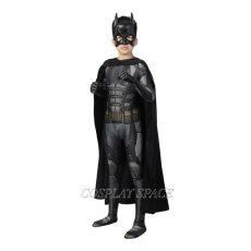 Photo1: Justice League Batman Cosplay Costume Kids (1)