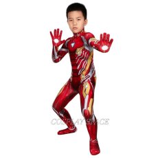 Photo2: Avengers Infinity War Avengers Endgame Iron Man Tony Stark nanotech suit Cosplay Costume Kids (2)