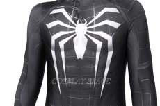 Photo7: Symbiote Black Suit Spider-Man in Marvel's Spider Man Miles Morales PS5 Cosplay Costume Kids (7)