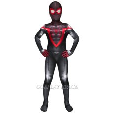 Photo2: Spider Man PS5 Miles Morales Cosplay Costume Kids (2)