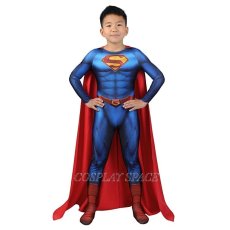 Photo1: Superman and Lois superman Cosplay Costume Kids (1)