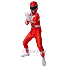 Photo1: power rangers jason red ranger Cosplay Costume Kids (1)