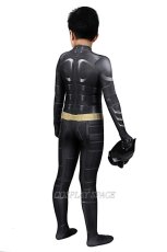 Photo3: The batman The Dark Knight Rises Bruce Wayne Cosplay Costume Kids (3)