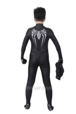 Photo4: Symbiote Black Suit Spider-Man in Marvel's Spider Man Miles Morales PS5 Cosplay Costume Kids (4)