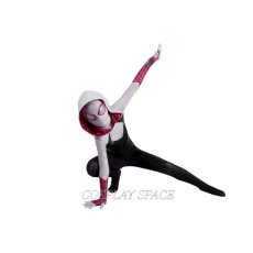 Photo3: Spider-Man: Across The Spider-Verse Gwen Cosplay Costume Kids (3)