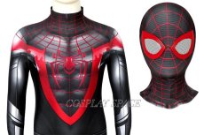 Photo5: Spider Man PS5 Miles Morales Cosplay Costume Kids (5)