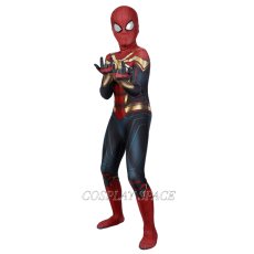 Photo1: Spider-Man 3 No Way Home Peter Parker integrated suit Cosplay Costume Kids (1)