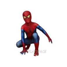 Photo1: The Amazing Spider-Man   Spiderman Peter·Parker Cosplay Costume Kids (1)