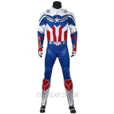 Photo1: The Falcon and the Winter Soldier Sam Wilson new Captain america Cosplay Costume (1)