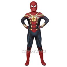 Photo2: Spider-Man 3 No Way Home Peter Parker integrated suit Cosplay Costume Kids (2)