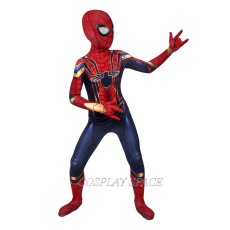 Photo1: Avengers: Endgame Iron Spiderman Peter·Parker Cosplay Costume (1)