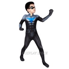 Photo3: Nightwing Son of Batman Cosplay Costume Kids (3)