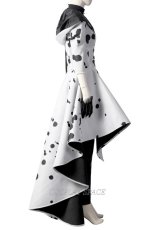 Photo3: Disney Movie Cruella de Vil Cosplay Costume (3)