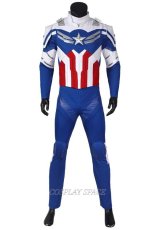 Photo5: The Falcon and the Winter Soldier Sam Wilson new Captain america Cosplay Costume (5)