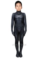 Photo3: Spider-Man 3 Eddie Brock / Venom Cosplay Costume Kids (3)