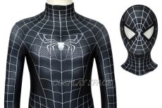 Photo6: Spider-Man 3 Eddie Brock / Venom Cosplay Costume Kids (6)