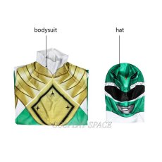 Photo10: power rangers tommy green&white ranger Cosplay Costume (10)