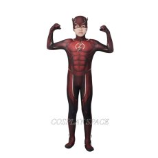 Photo1: Injustice 2 The Flash Cosplay Costume Kids (1)