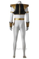 Photo3: Mighty Morphin Power Rangers  Tommy Oliver white ranger Cosplay Costume  (3)