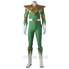 Photo1: Mighty Morphin Power Rangers Dragon Ranger Cosplay Costume (1)