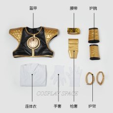 Photo9: Mighty Morphin Power Rangers  Tommy Oliver white ranger Cosplay Costume  (9)