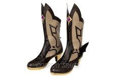 Photo2: Genshin Impact Mace Fischl Cosplay Boots (2)