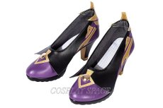 Photo2: Genshin Impact KeQing Cosplay Shoes (2)