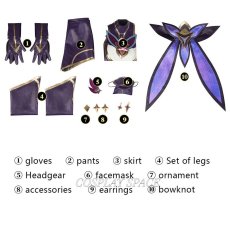 Photo13: LOL Star Guardian 2022 Akali Cosplay Costume (13)