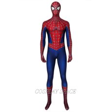 Photo1: Spider-Man Peter Parker Tobey Maguire Cosplay Costume (1)