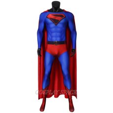 Photo1: Crisis on Infinite Earths  Superman  Kal-El / Clark Kent Cosplay Costume (1)