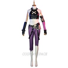 Photo1: League of Legends Arcane Jinx Cosplay Costume (1)