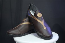 Photo1: Gensin Impact Kamisato Ayato Cosplay Shoes (1)