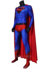 Photo3: Crisis on Infinite Earths  Superman  Kal-El / Clark Kent Cosplay Costume (3)