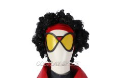 Photo11: Spider-Man: Across The Spider-Verse Spider-Woman Jessica Drew Cosplay Costume (11)