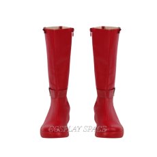 Photo1: Spider-Man: Across The Spider-Verse Spider-Woman Jessica Drew Cosplay Boots (1)