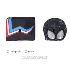 Photo13: Spider-Man miles Morales 2099 suit Cosplay Costume (13)